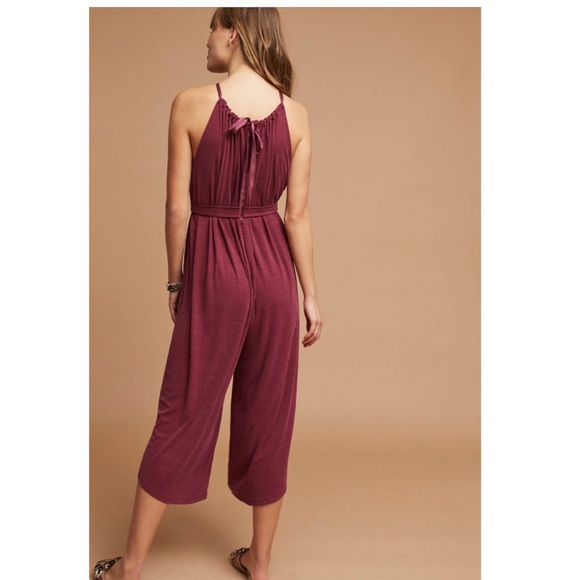 NWOT Wide Leg Halter Jumpsuit - Picture 2 of 9